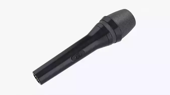 Vocal microphone 01 3D model