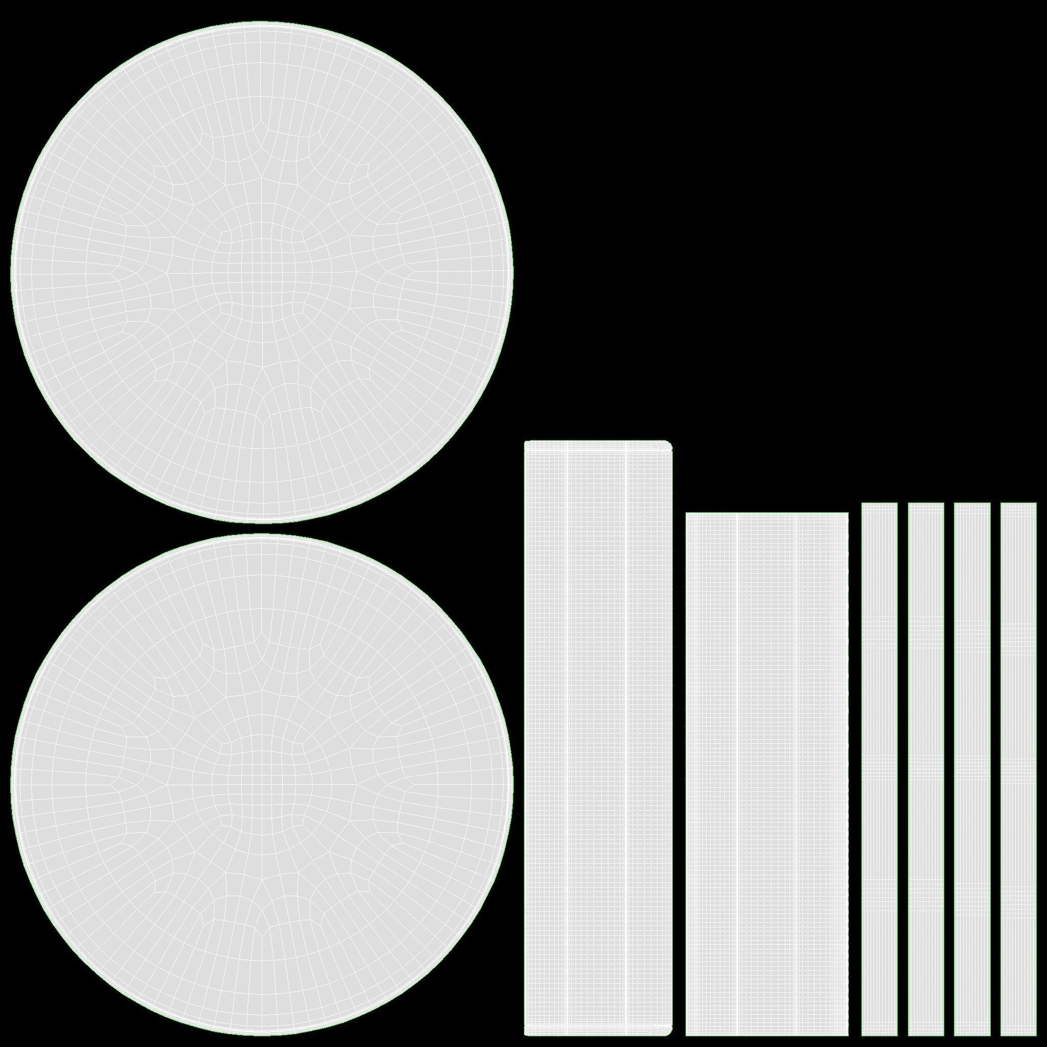 Microphone with stand cardioid  USB 3D model_25