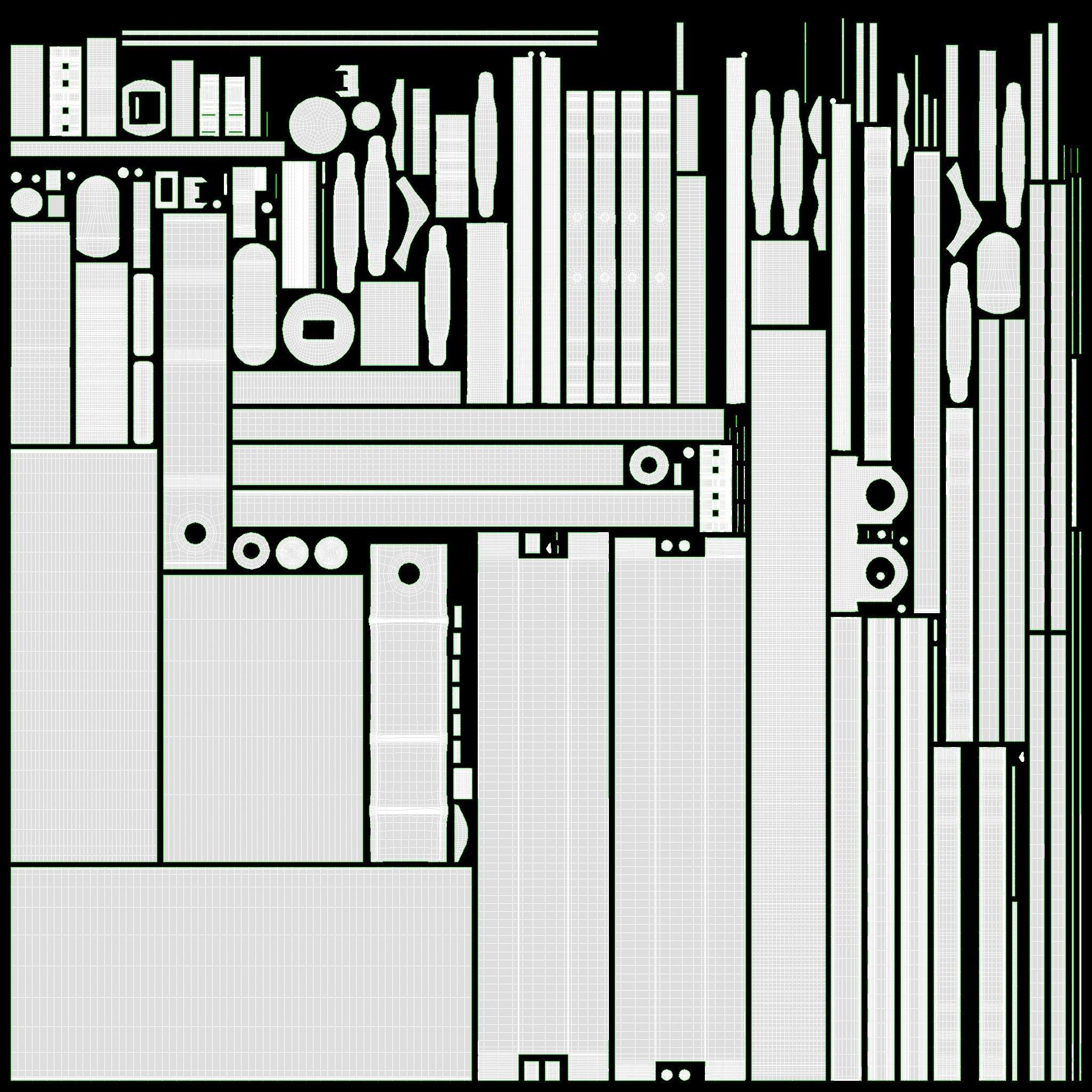 Microphone with stand cardioid  USB 3D model_23
