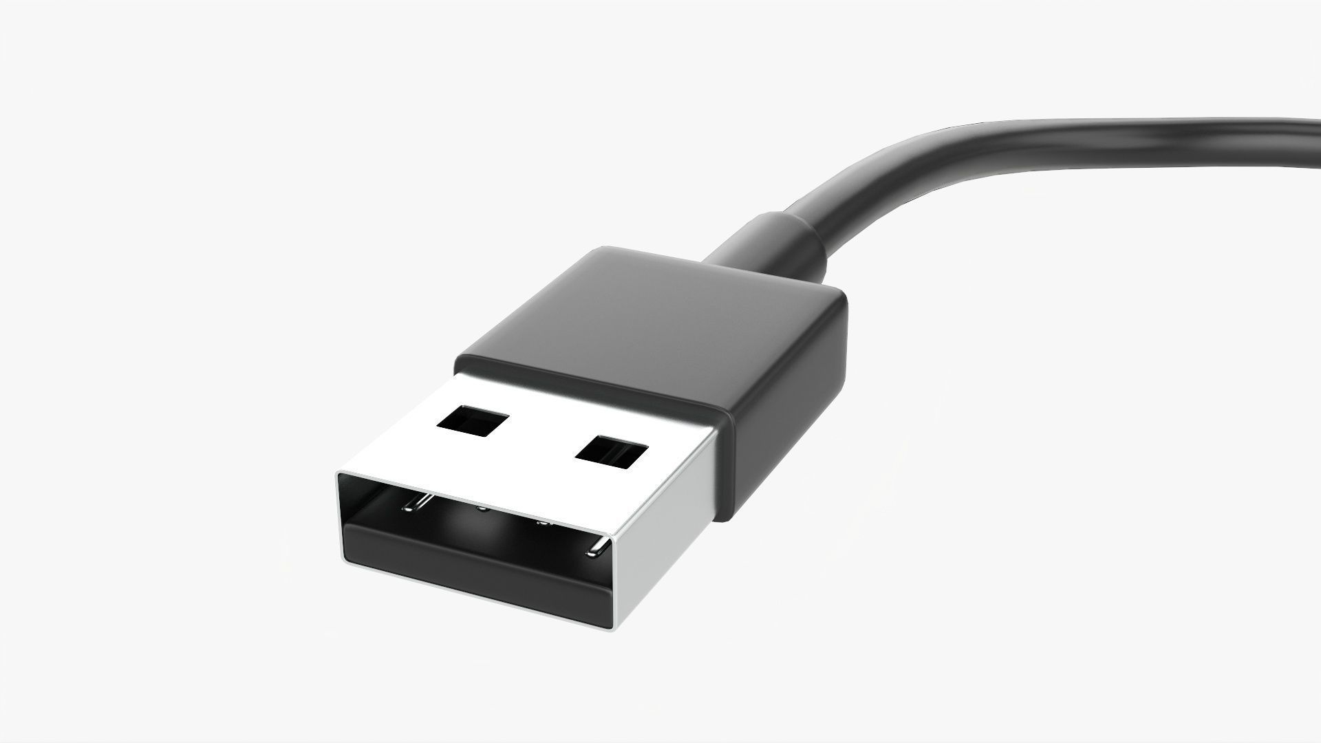 Microphone with stand cardioid  USB 3D model_10