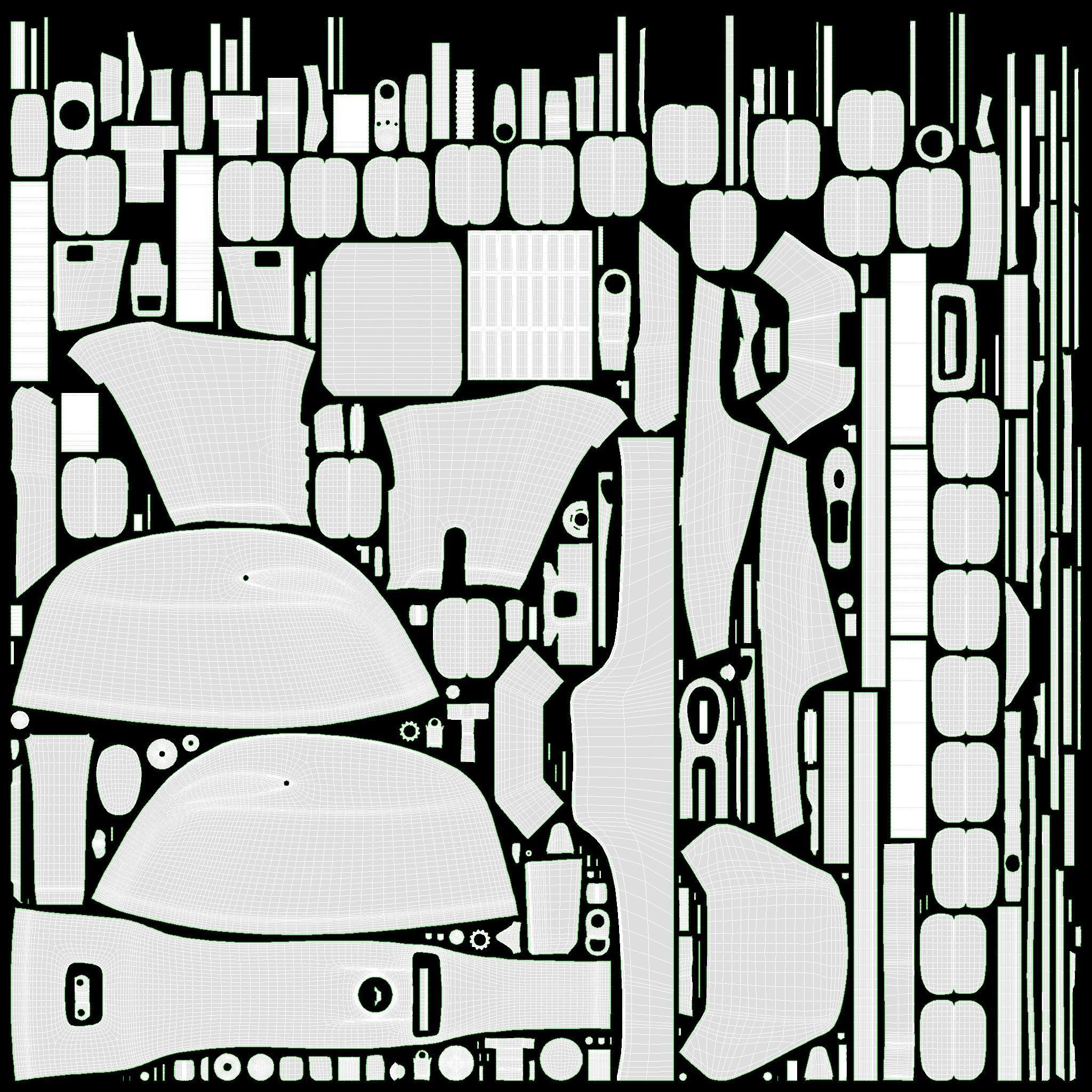 Outboard portable boat motor with tiller 3D model_26