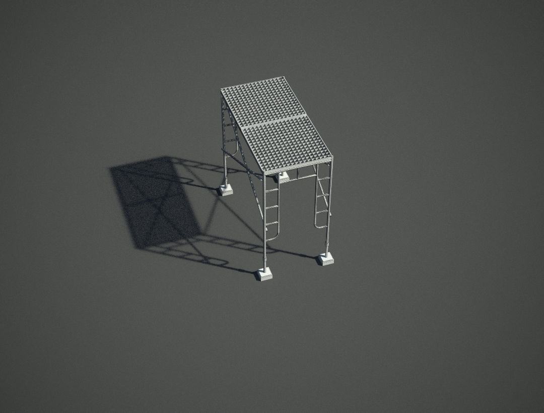 Crash Decking Low-poly 3D model_5