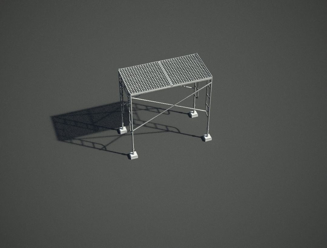 Crash Decking Low-poly 3D model_6