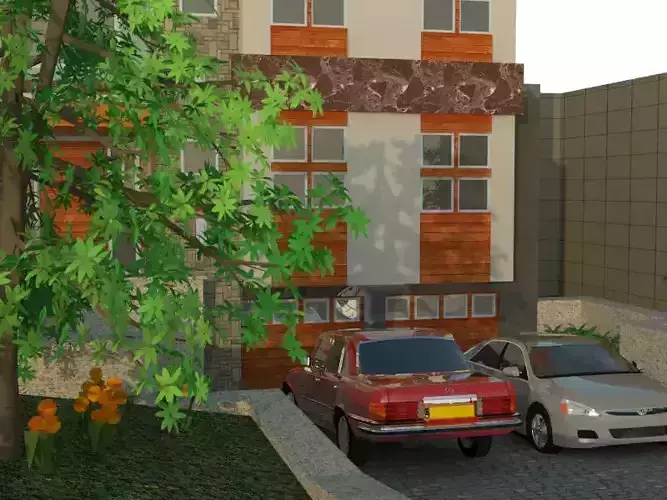 winston villa 3d model