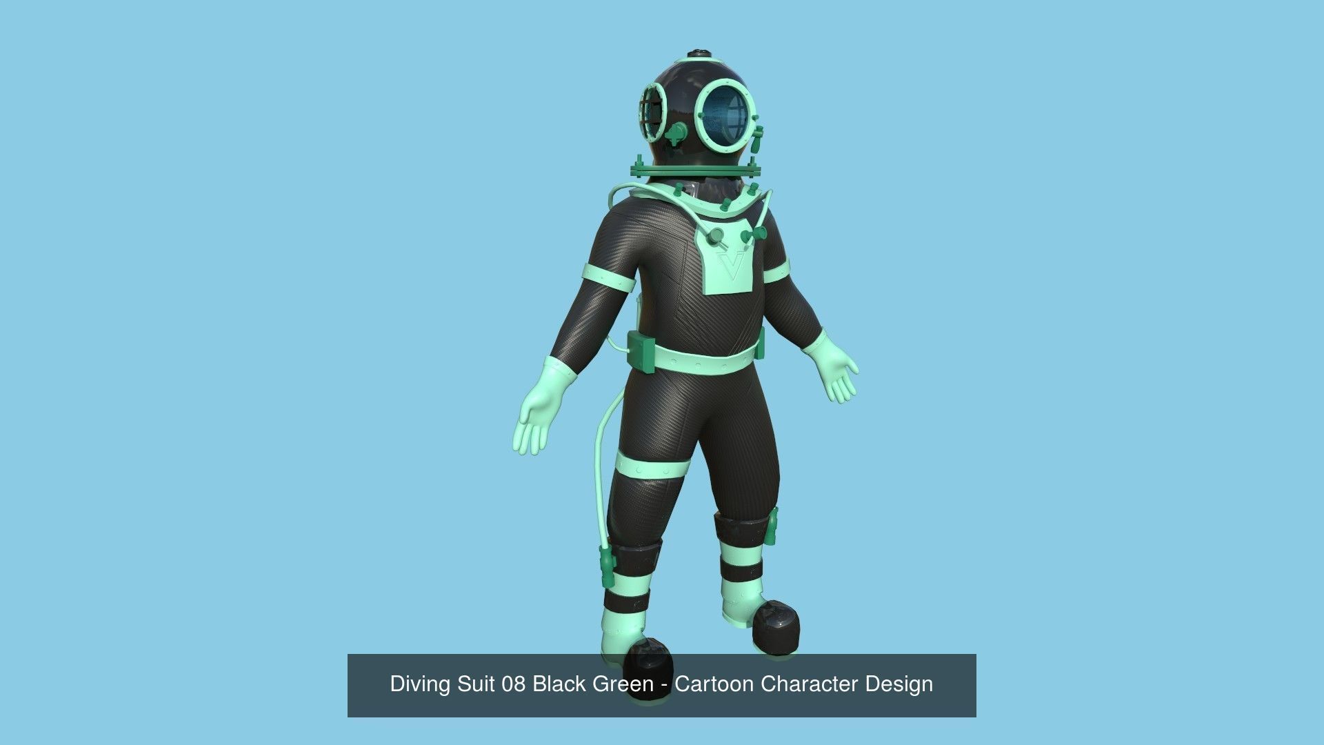 04 Diving Suits Collection - Cartoon Character Design _4