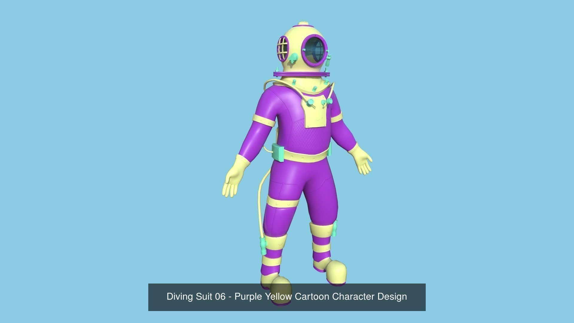 04 Diving Suits Collection - Cartoon Character Design _2