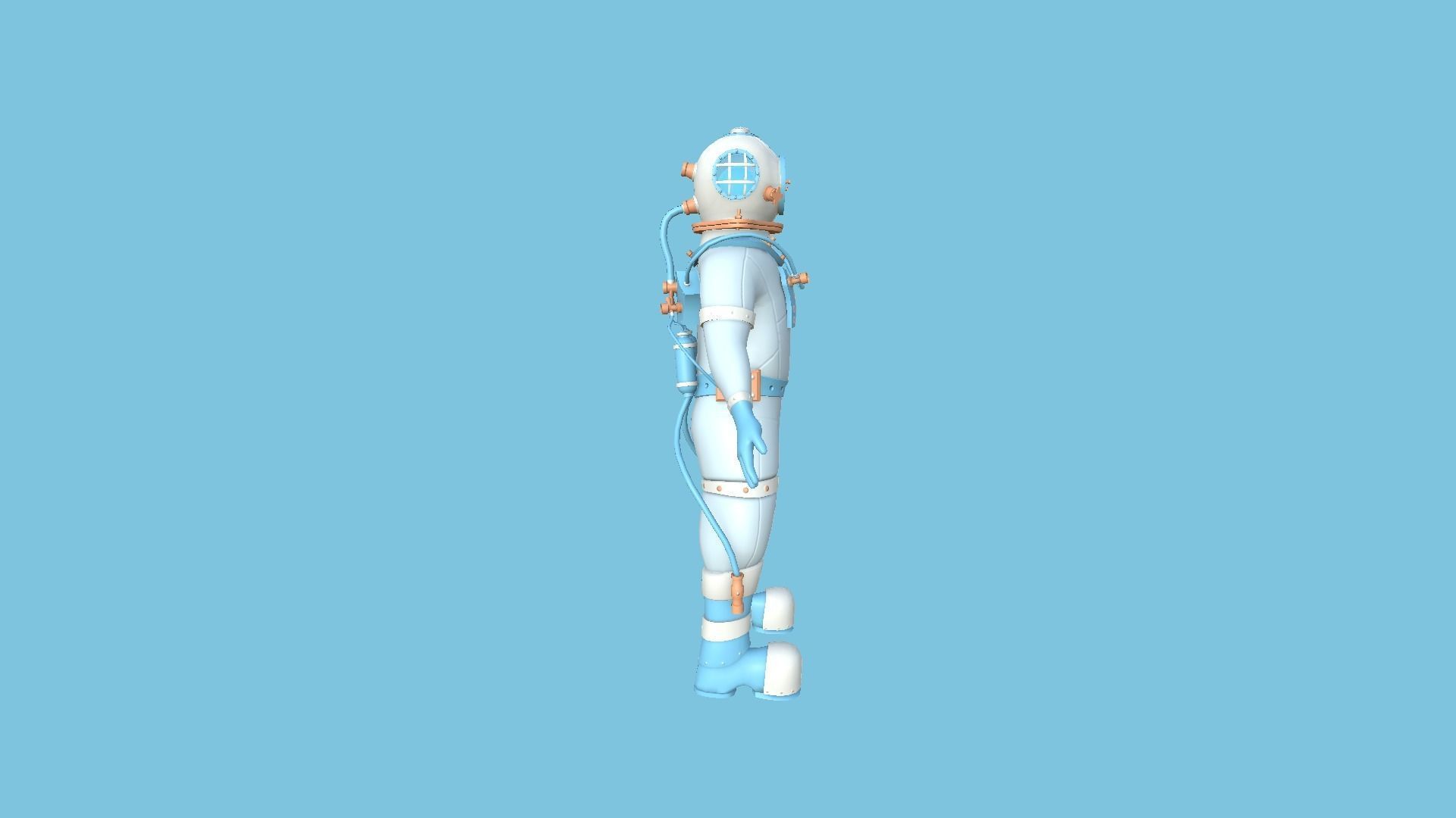 04 Diving Suits Collection - Cartoon Character Design _14