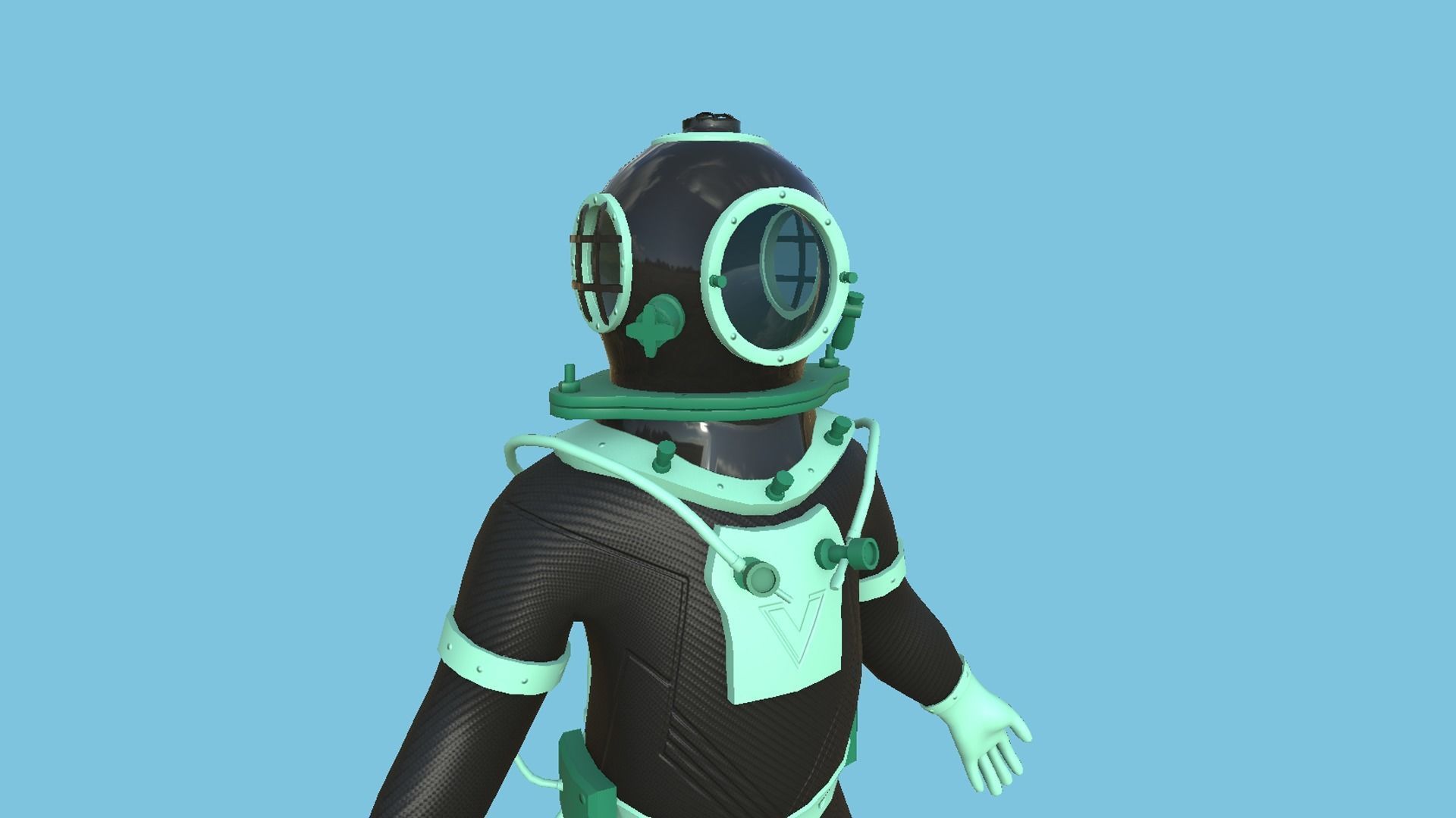 04 Diving Suits Collection - Cartoon Character Design _26