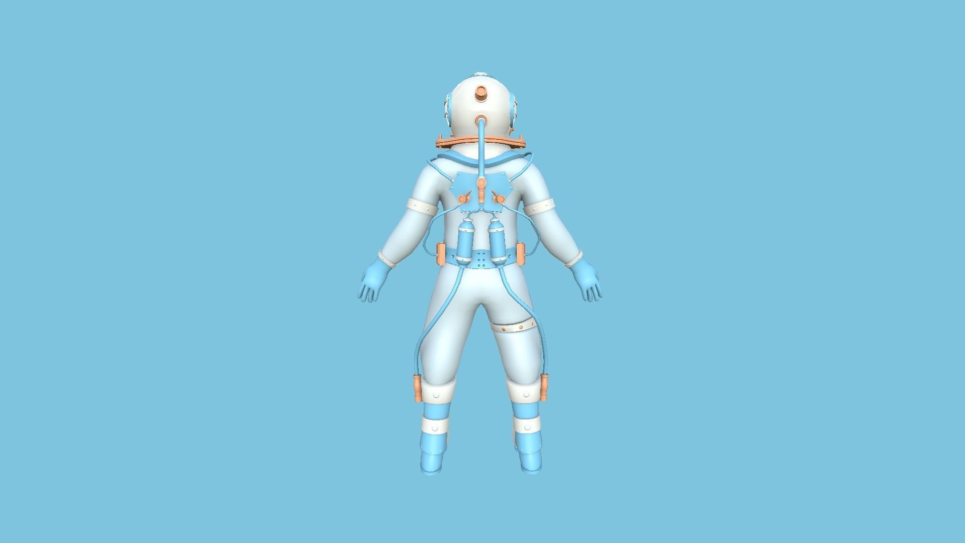 04 Diving Suits Collection - Cartoon Character Design _16