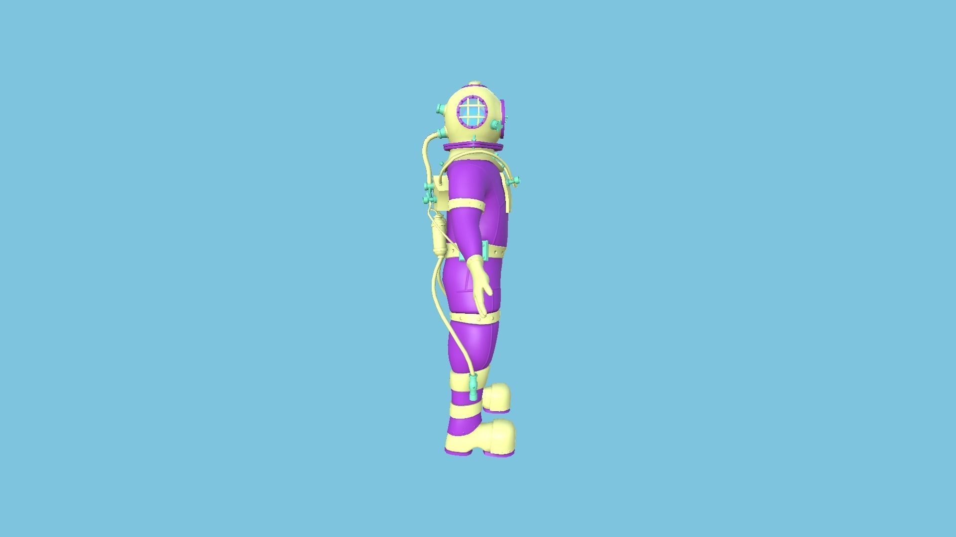 04 Diving Suits Collection - Cartoon Character Design _17