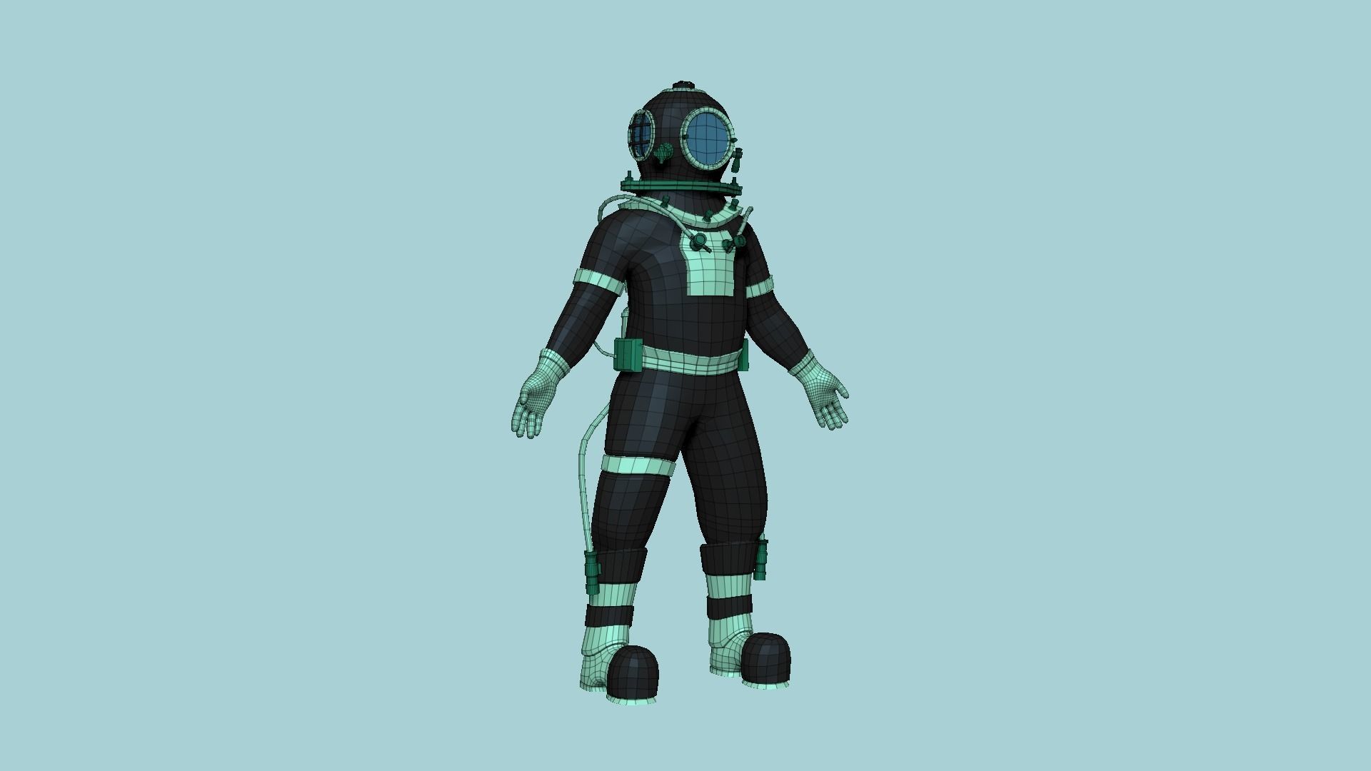 04 Diving Suits Collection - Cartoon Character Design _31