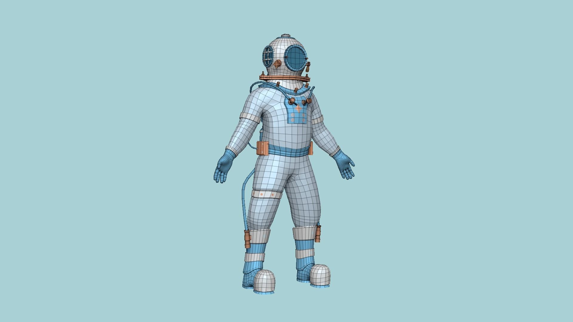 04 Diving Suits Collection - Cartoon Character Design _32