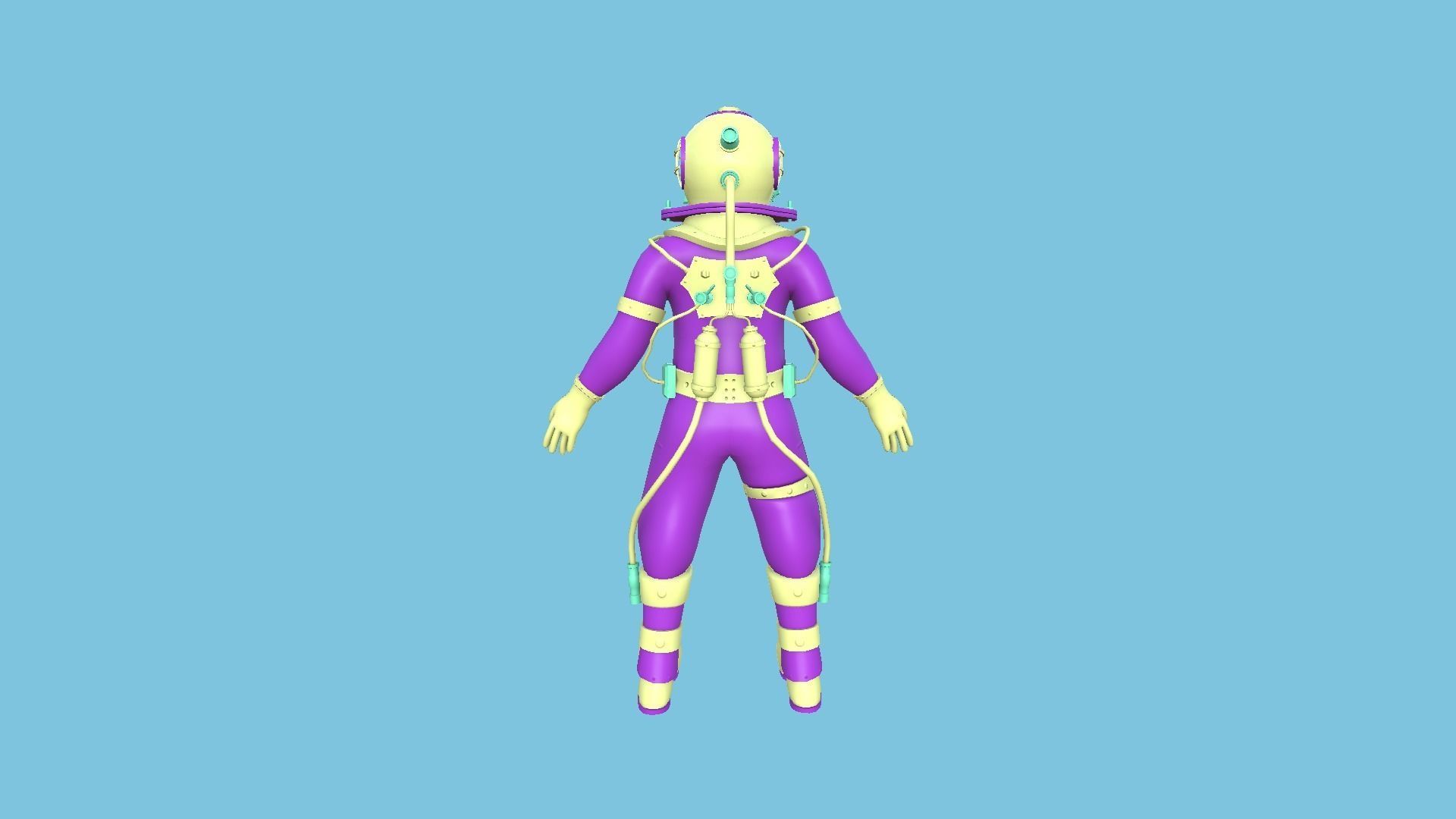 04 Diving Suits Collection - Cartoon Character Design _24