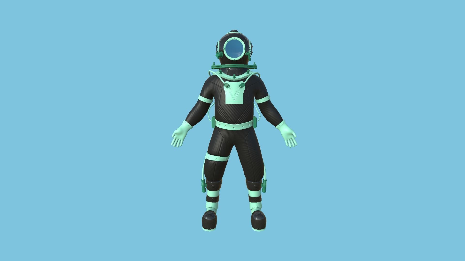 04 Diving Suits Collection - Cartoon Character Design _23