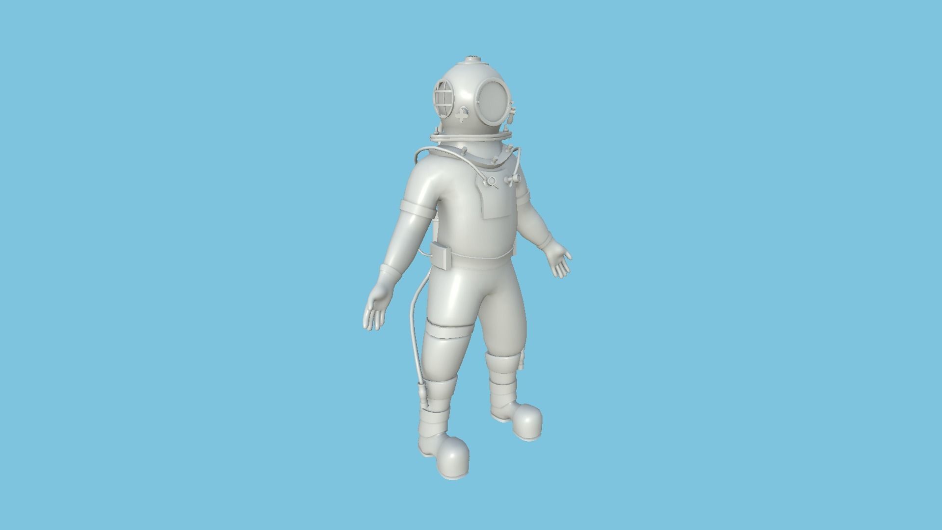 04 Diving Suits Collection - Cartoon Character Design _5