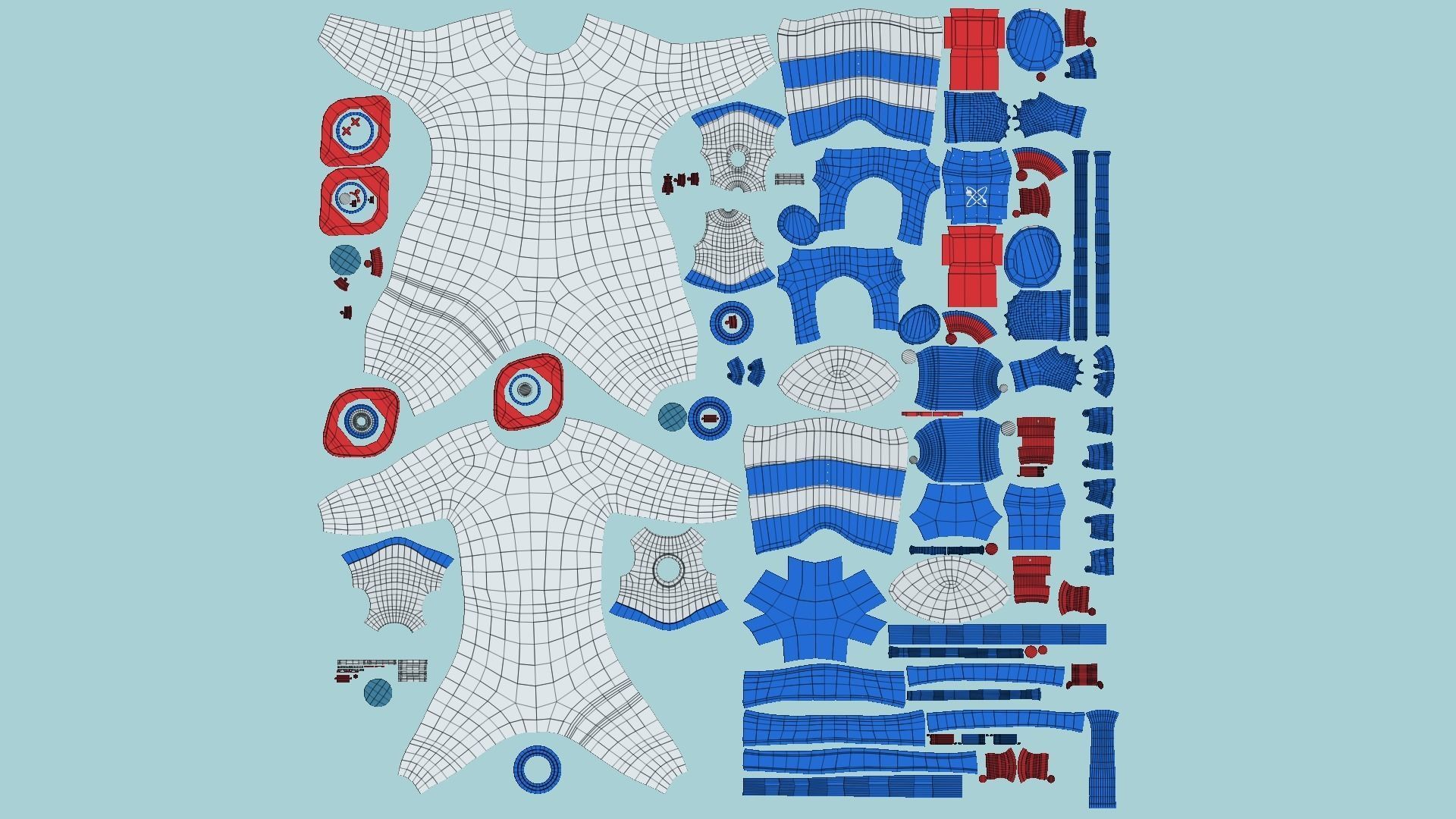 04 Diving Suits Collection - Cartoon Character Design _35