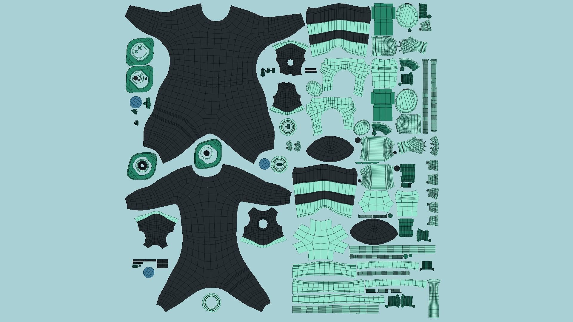 04 Diving Suits Collection - Cartoon Character Design _27