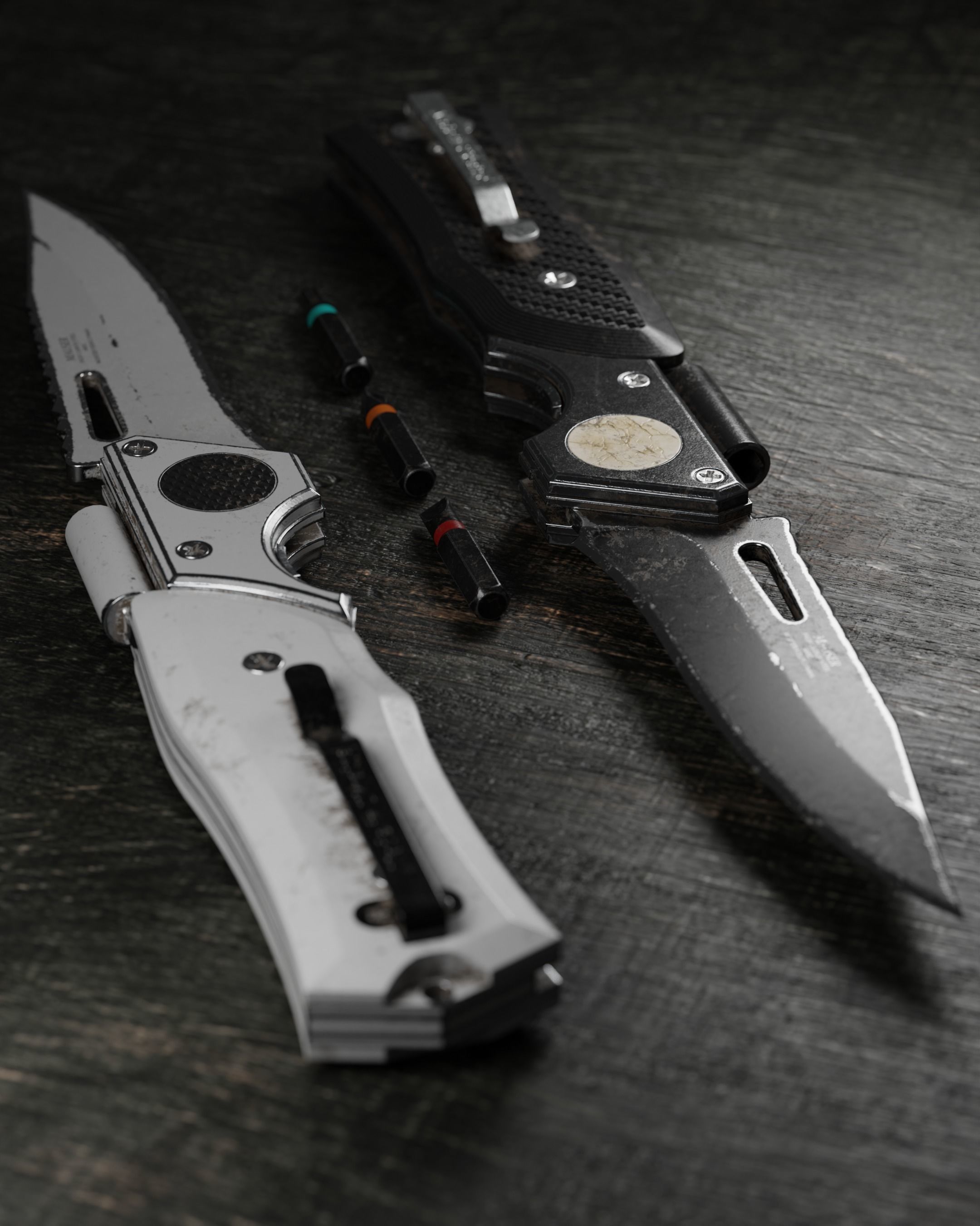 Mauser knife by UACK Low-poly 3D model_3