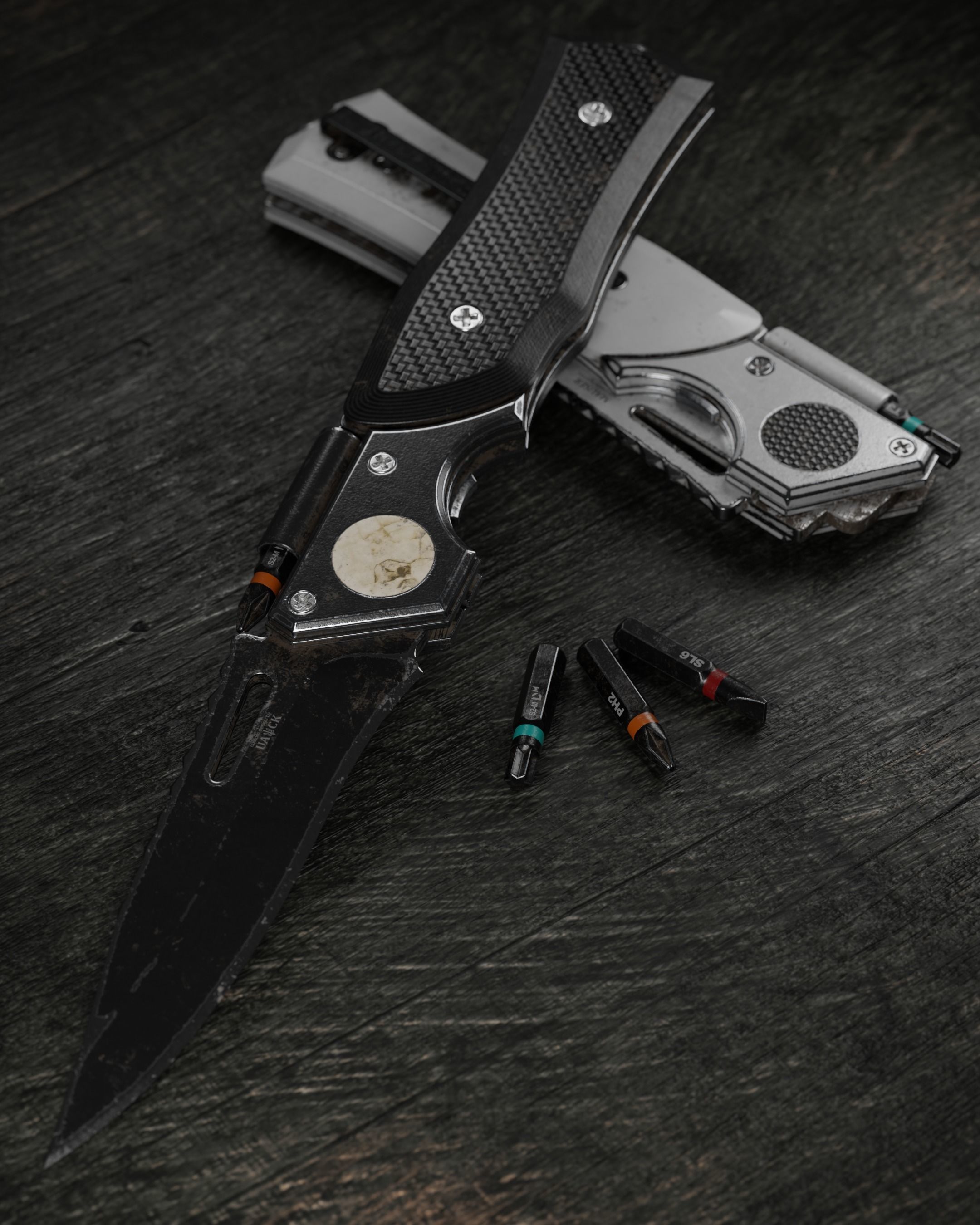 Mauser knife by UACK Low-poly 3D model_4