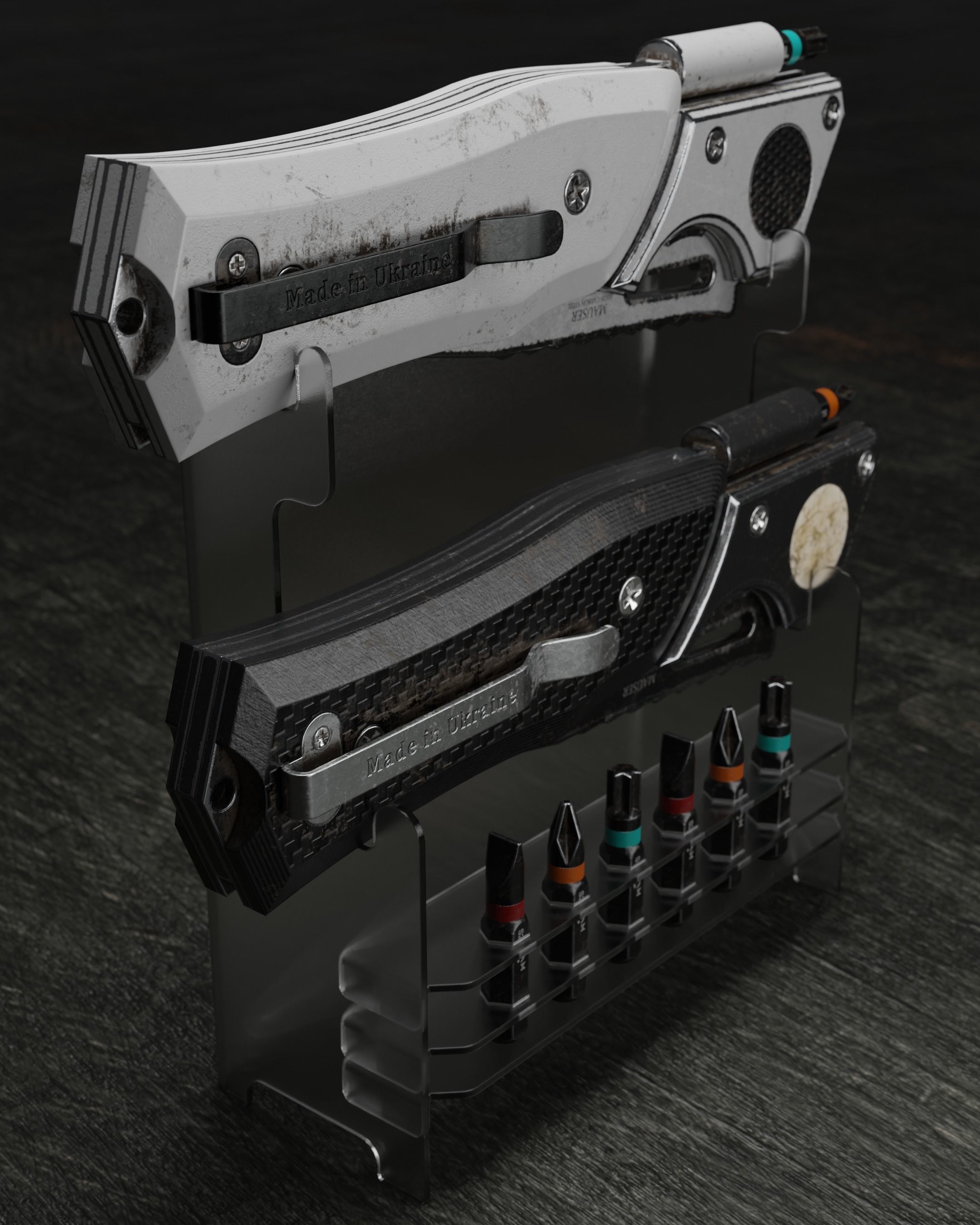 Mauser knife by UACK Low-poly 3D model_14