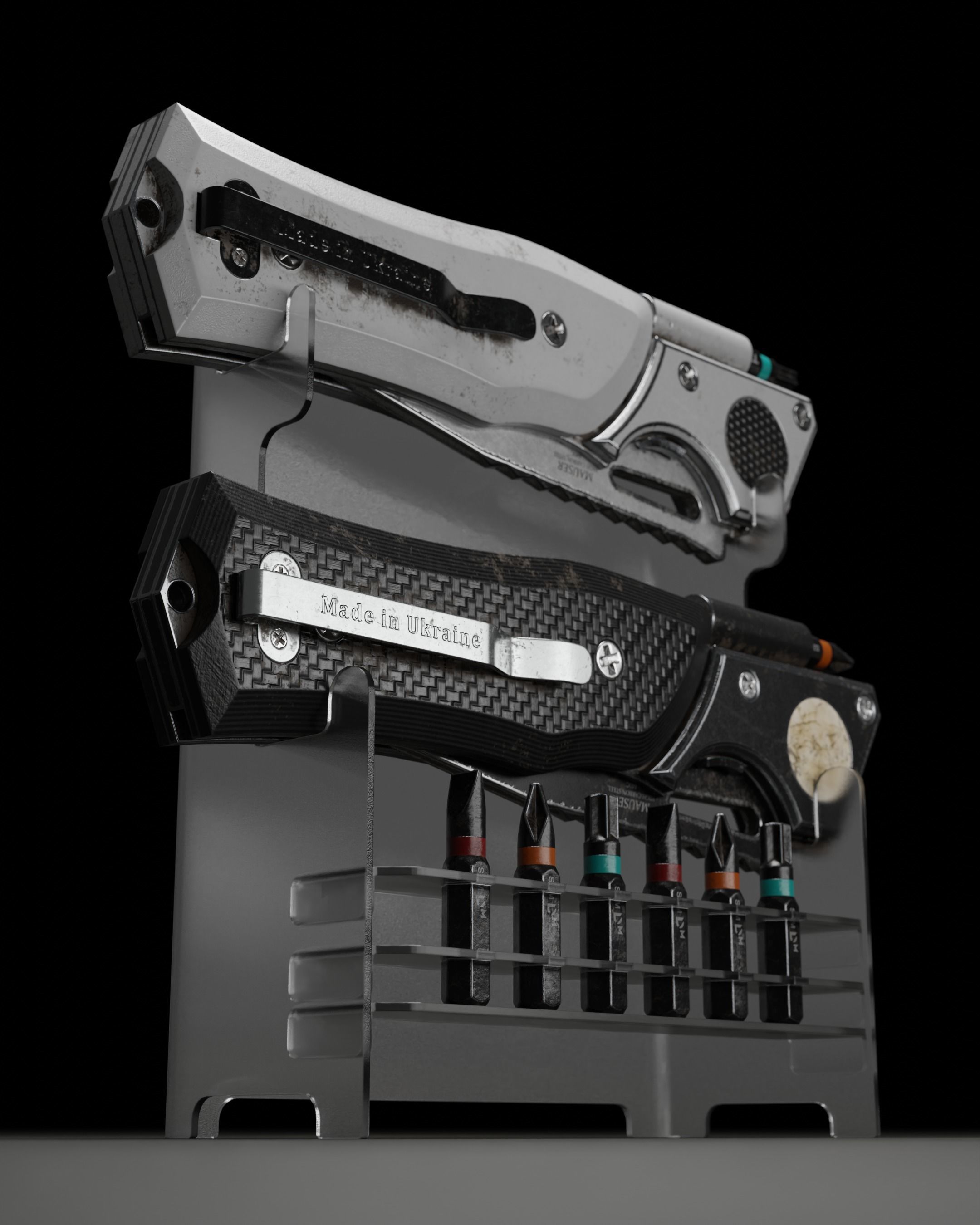 Mauser knife by UACK Low-poly 3D model_15