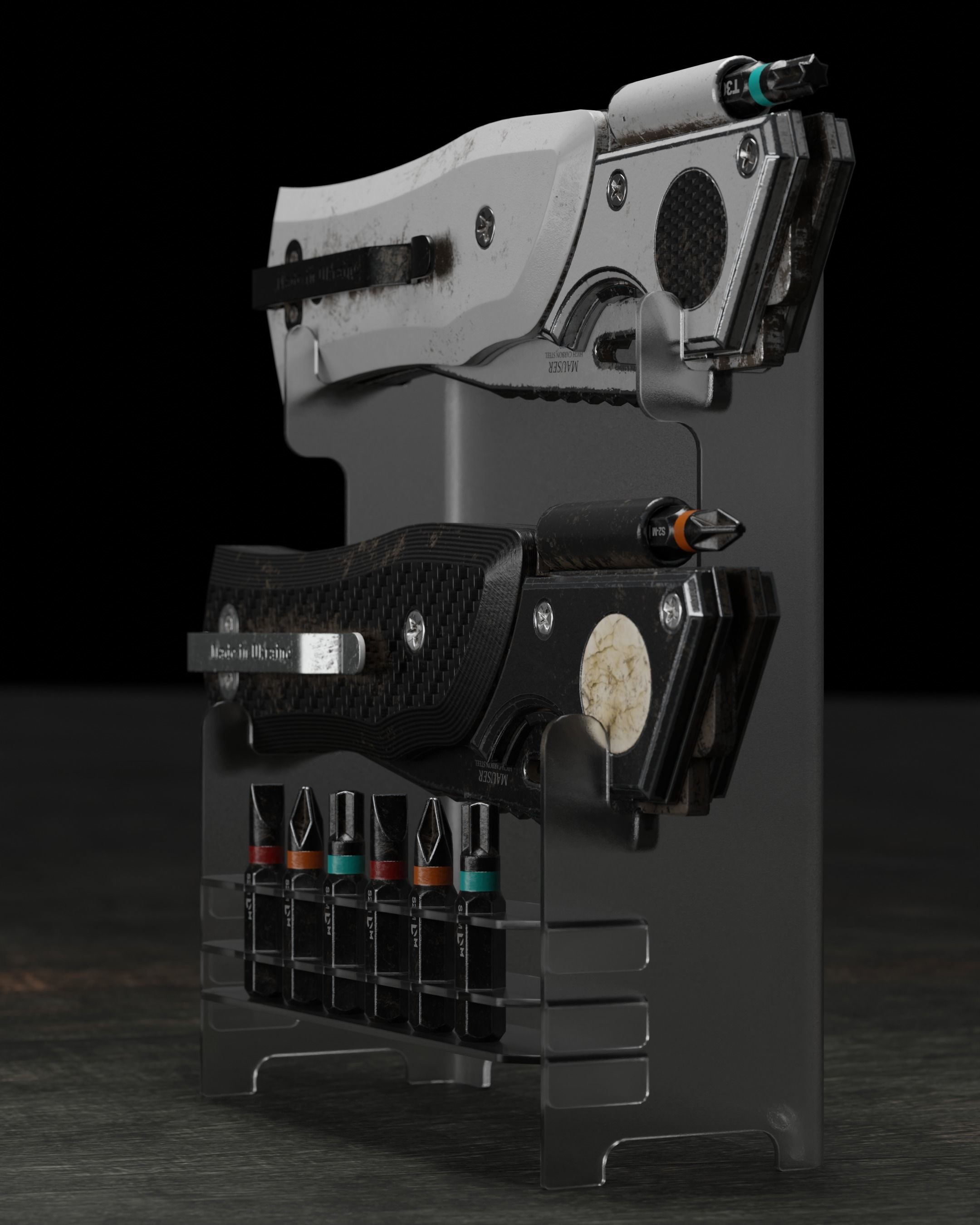 Mauser knife by UACK Low-poly 3D model_13