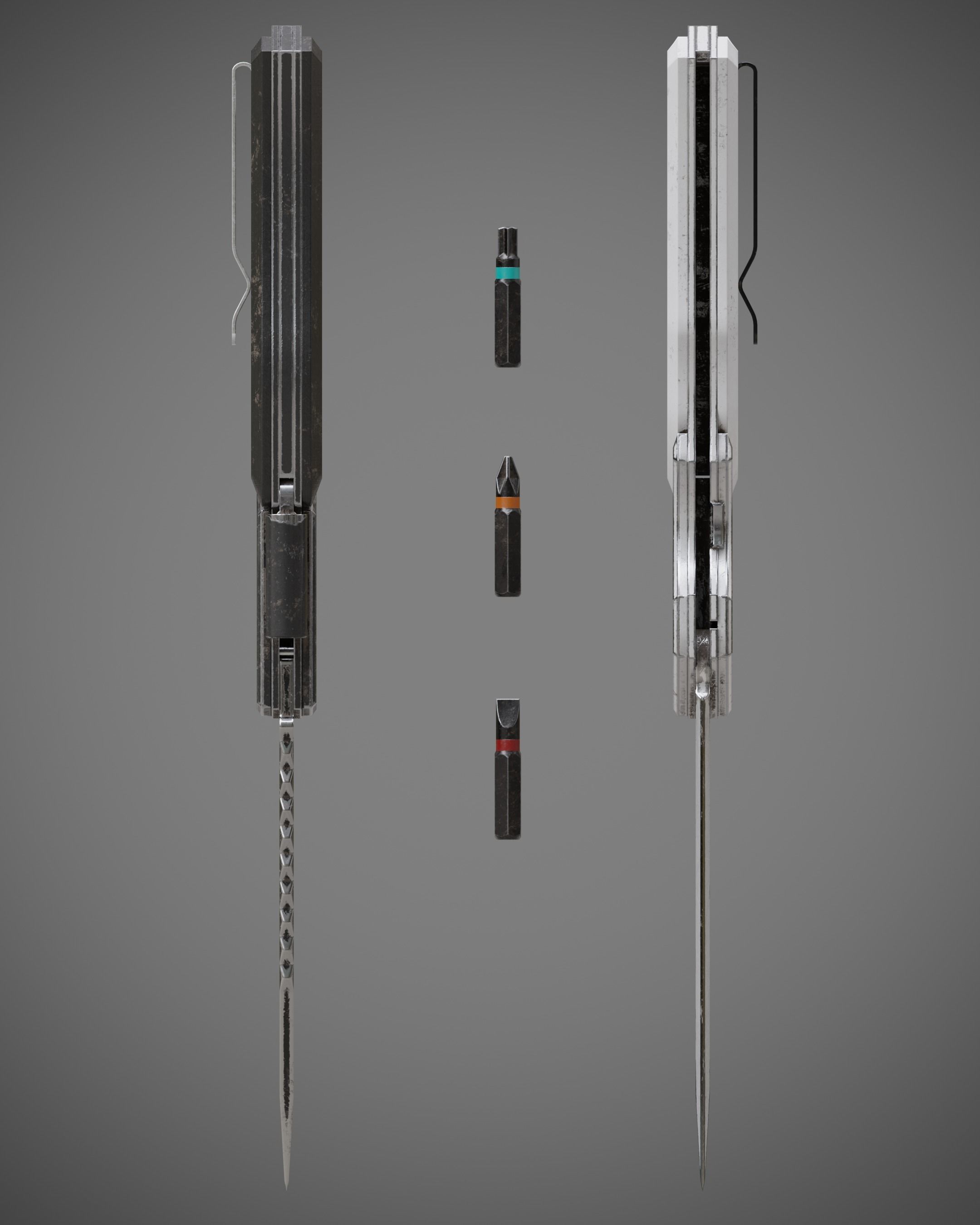 Mauser knife by UACK Low-poly 3D model_19