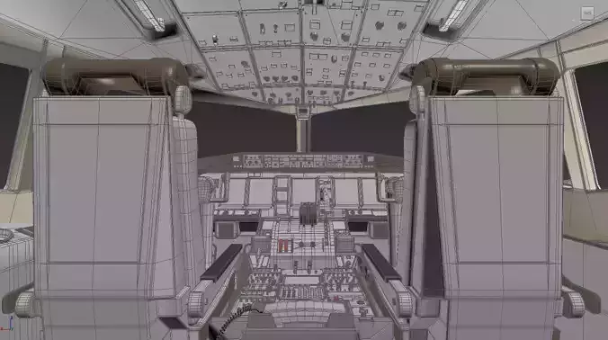 Boeing 777 - 300 Cockpit
