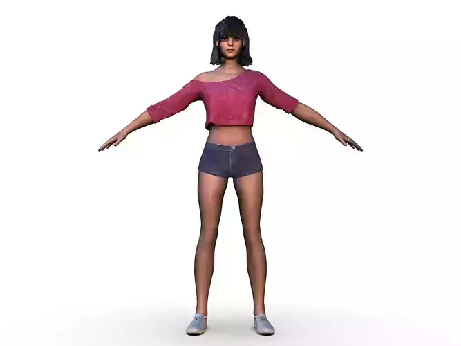 Beautiful brown girl