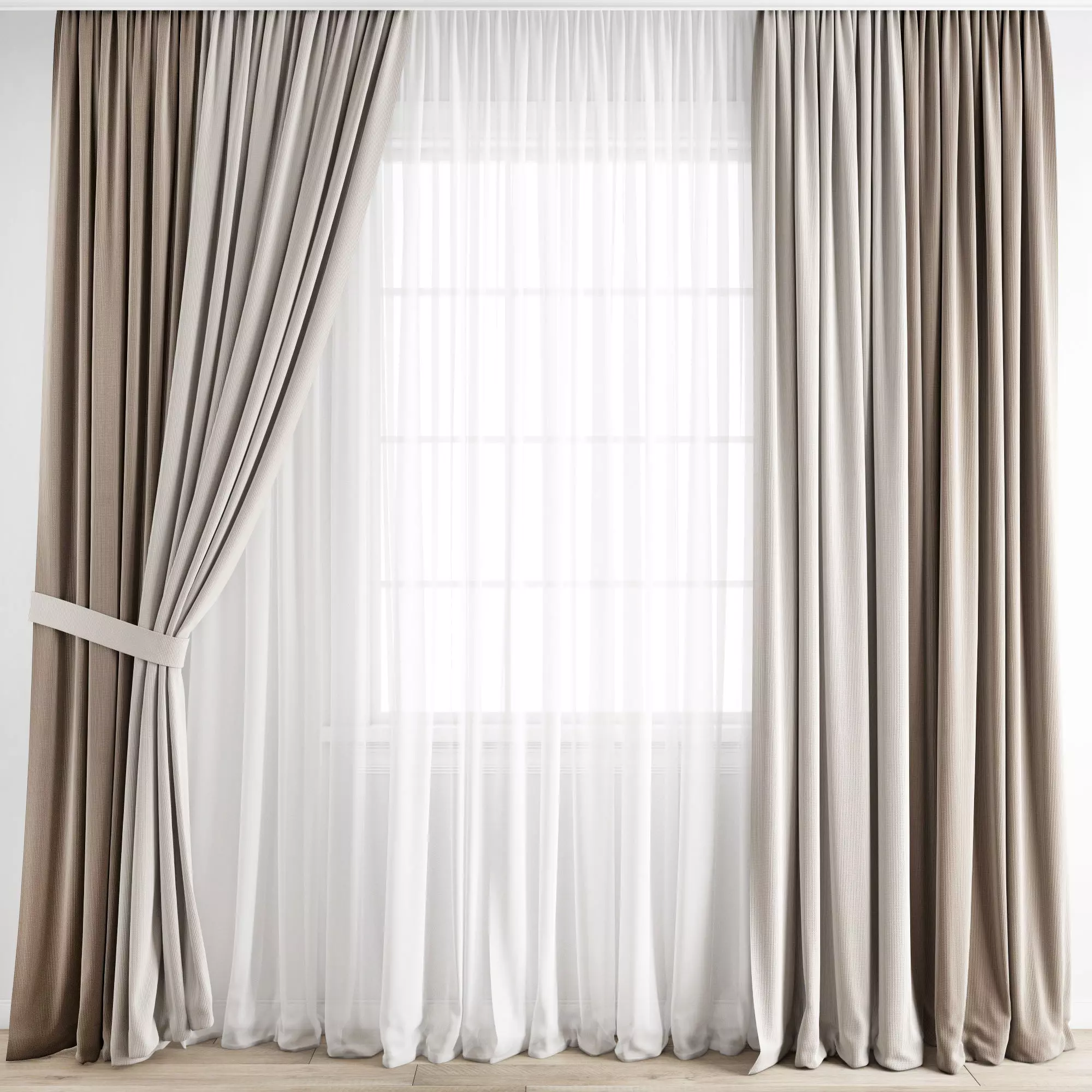 Curtain 201 3D model_0