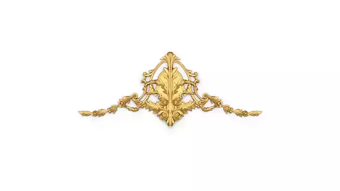 Classic decor ornament 58 3D print model