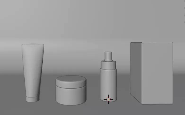 cosmetic cosmetics packaging - cosmetics packaging 3D model_0