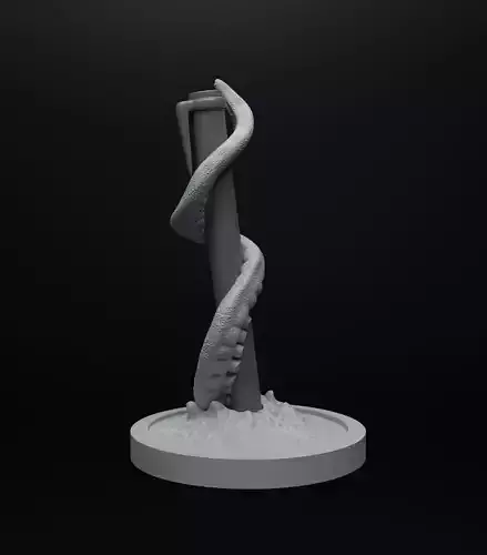 Tentacle pen holder intended for 3D printing