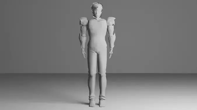 Genos 3D Model man