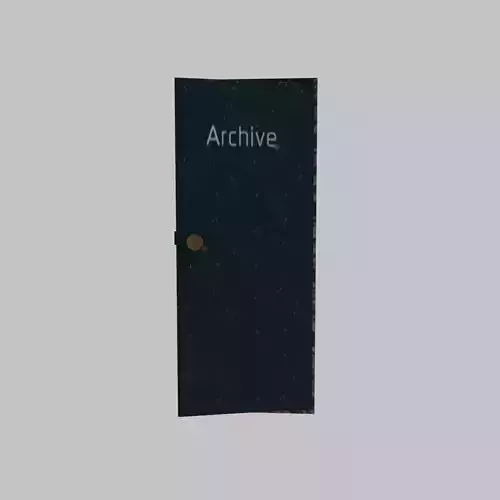 Archive cabinet Low-poly 3D model