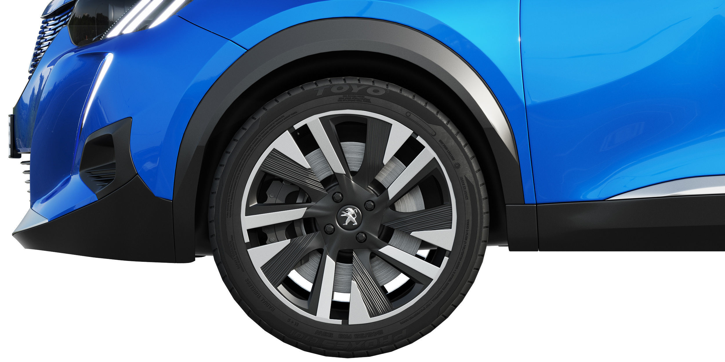 Peugeot e-2008 3D model_9