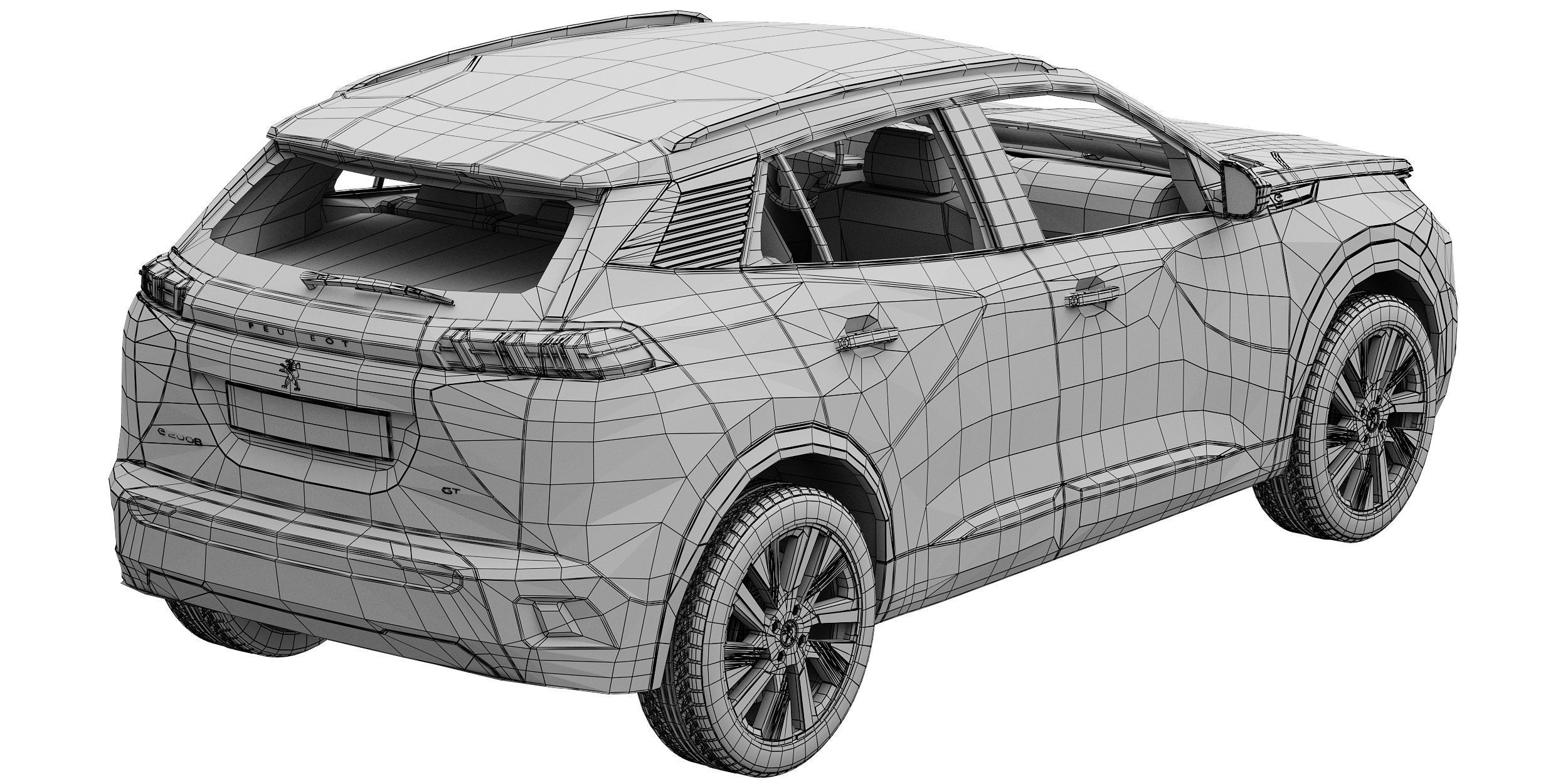 Peugeot e-2008 3D model_17