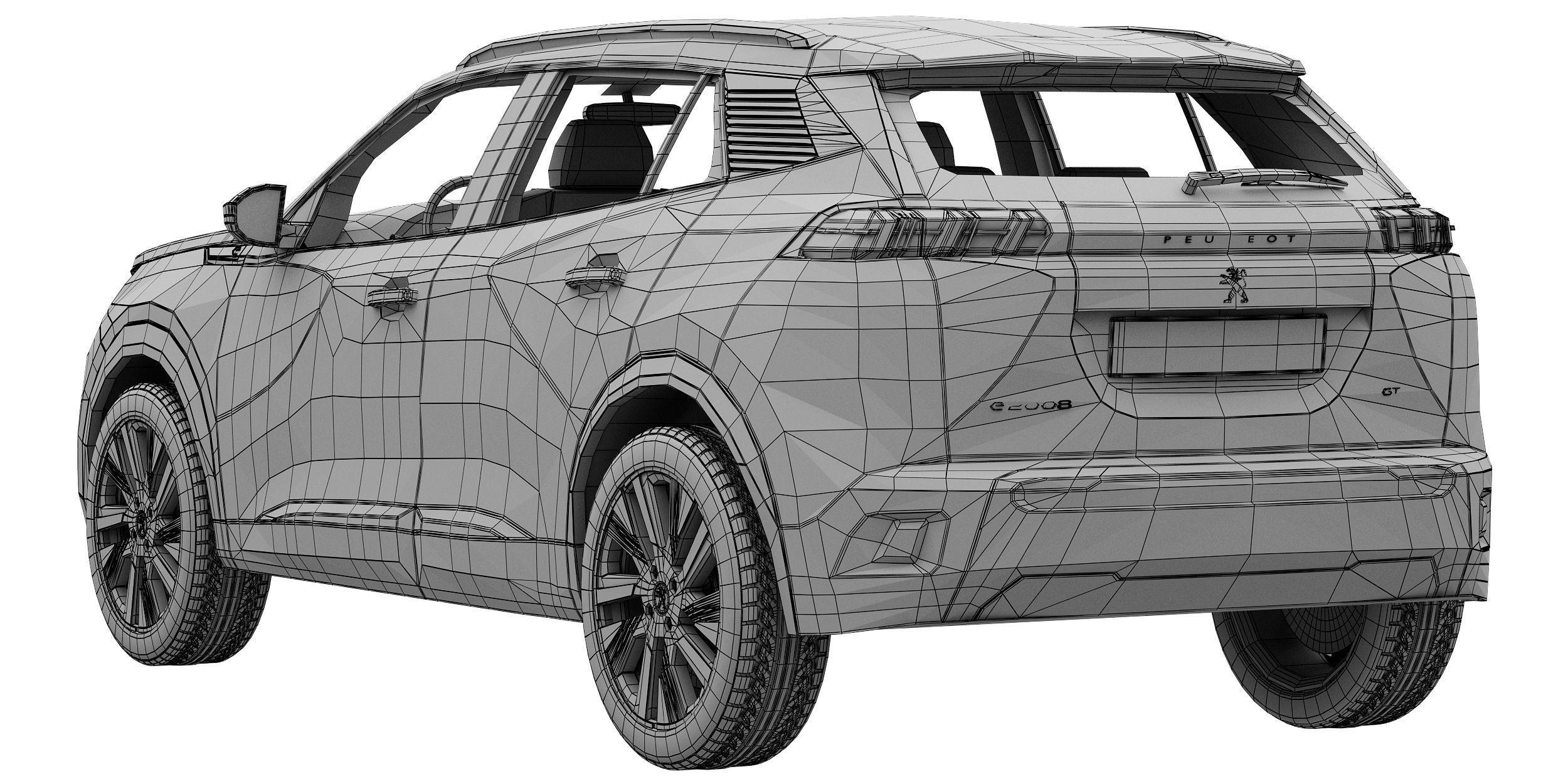 Peugeot e-2008 3D model_15