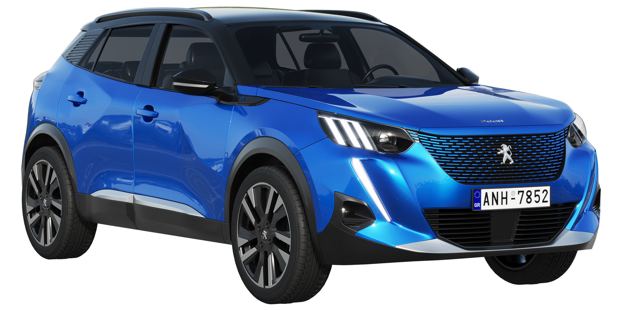 Peugeot e-2008 3D model_1