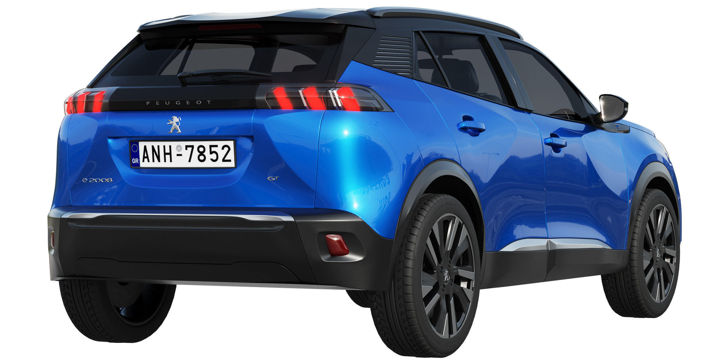 Peugeot e-2008 3D model_3