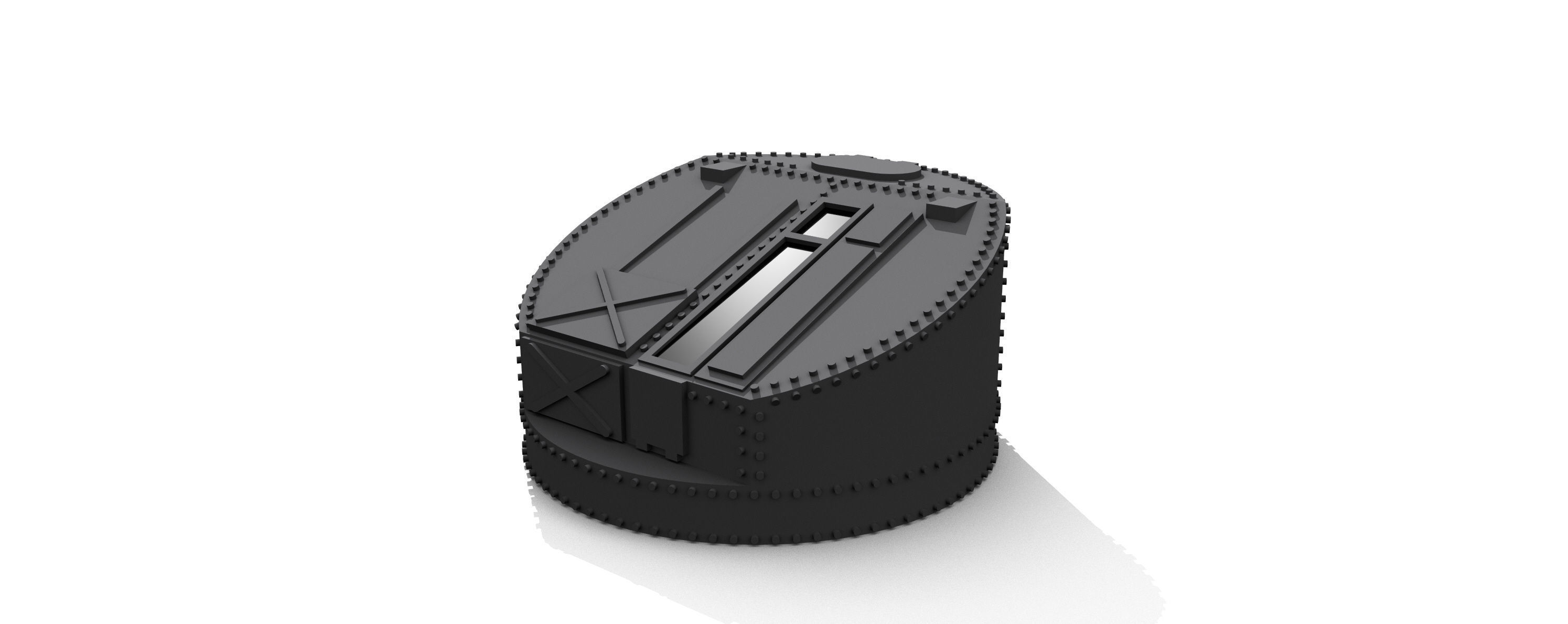 type 85 machine gun fire conrol tower 1-200 3D print model_0