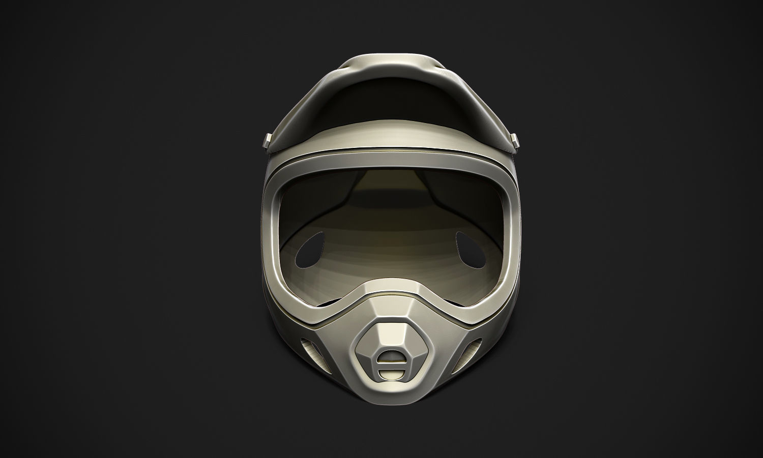 Motorcross Helmet 3D print model_4
