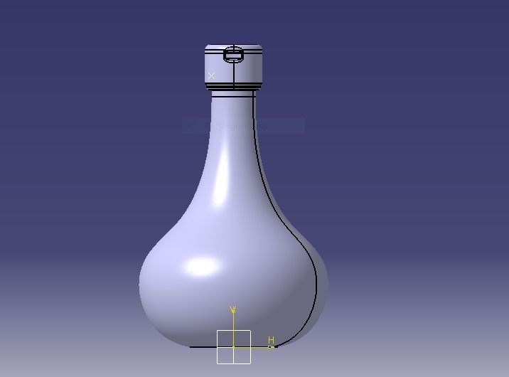 Oil Bottle 3D print model_29