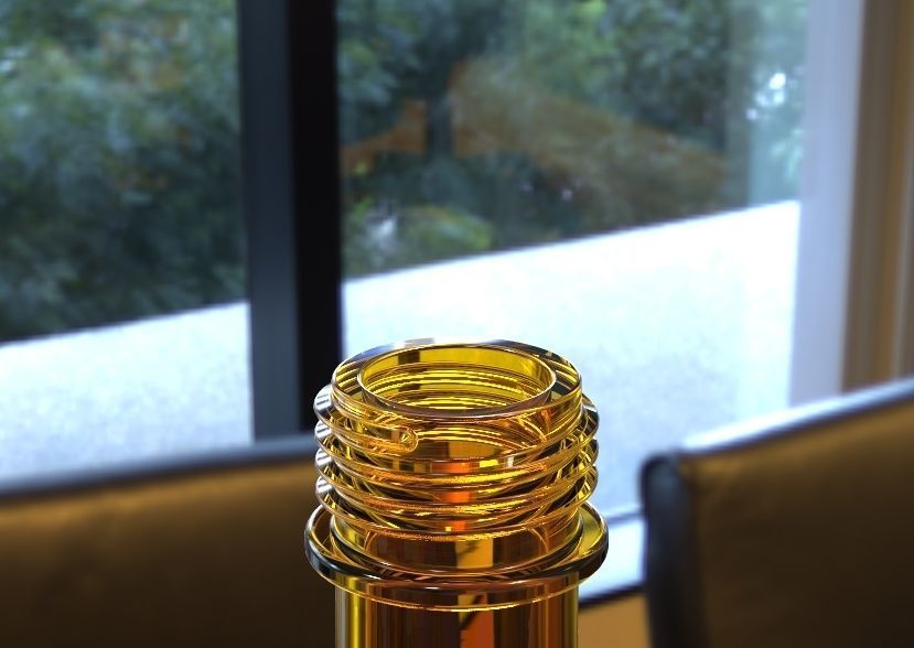 Oil Bottle 3D print model_19