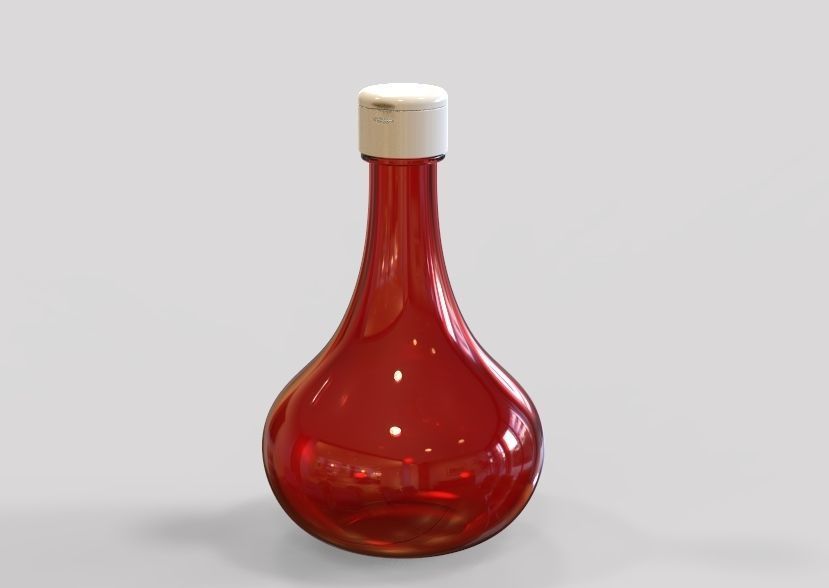 Oil Bottle 3D print model_21