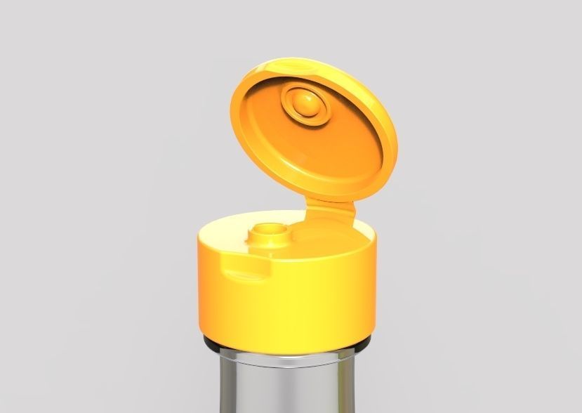 Oil Bottle 3D print model_10