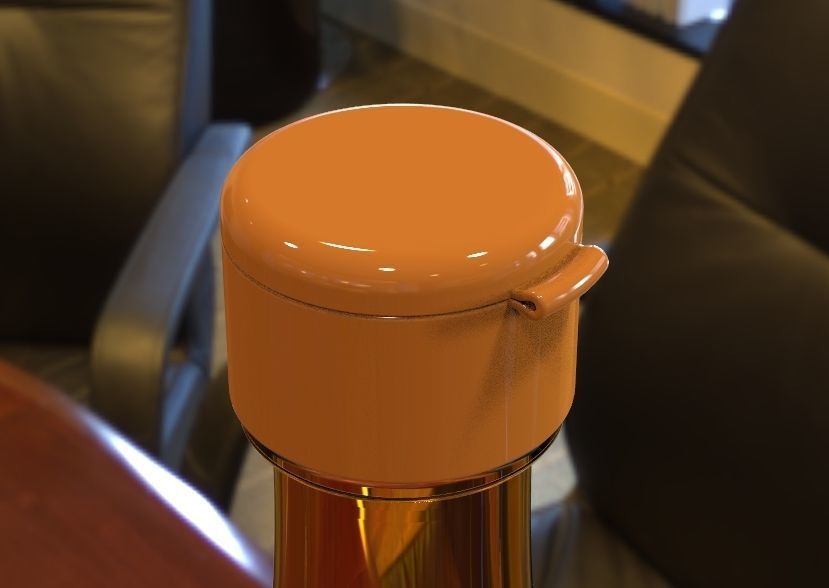 Oil Bottle 3D print model_17