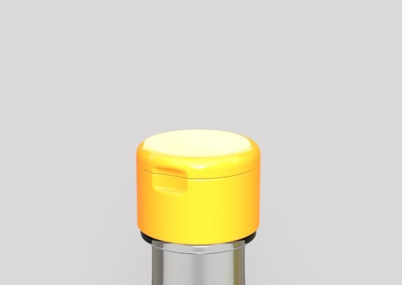 Oil Bottle 3D print model_11