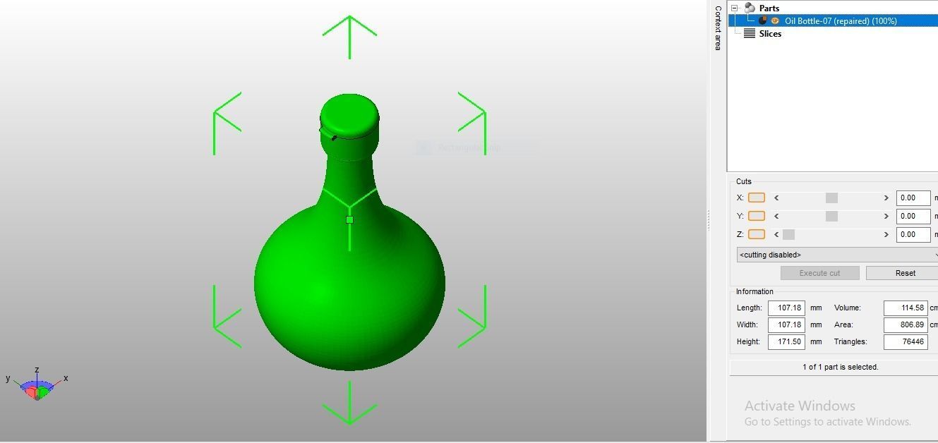 Oil Bottle 3D print model_37