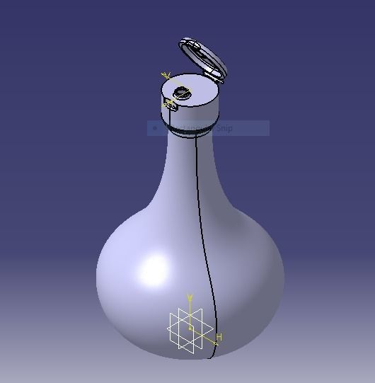 Oil Bottle 3D print model_35